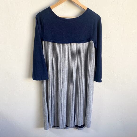 MaxMara Weekend Navy Gray‎ Polka Dot Dress - Picture 2 of 4